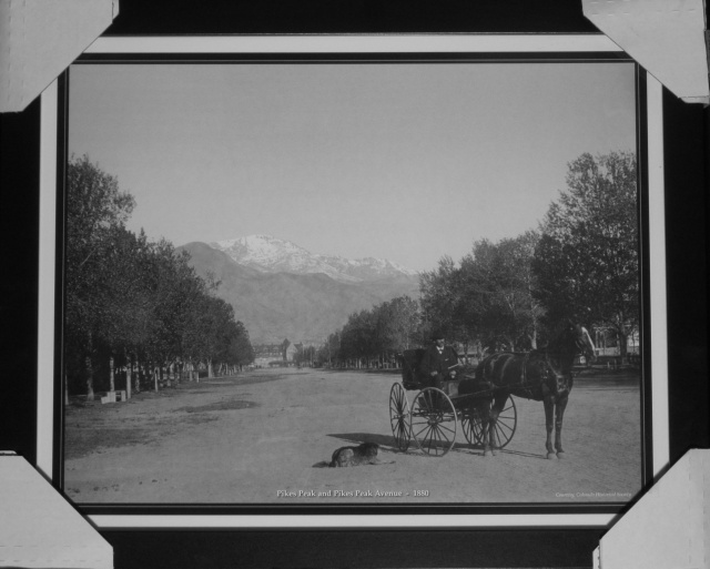 Pikes Peak and Pikes Peak Avenue 1880