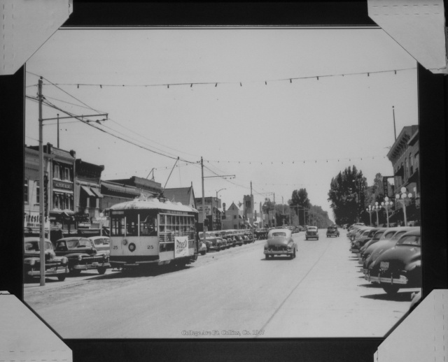 College Avenue, Ft Collins 1947